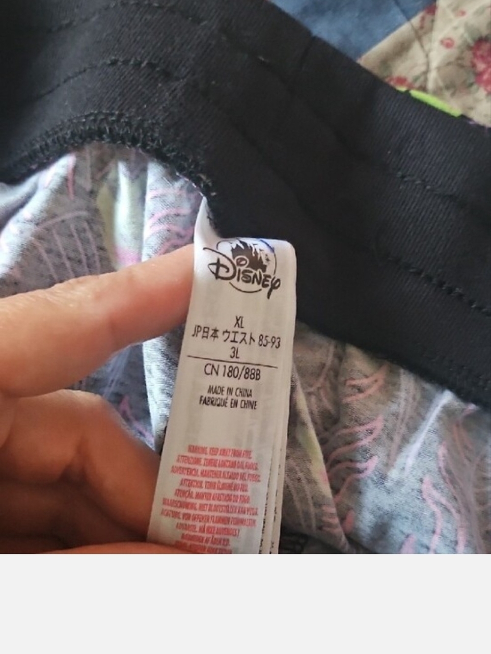 Disney Women's Pajama Pants - Black, Purple & Neon Green Maleficent Pattern - Picture 3 of 3